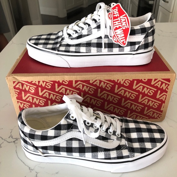vans old skool gingham